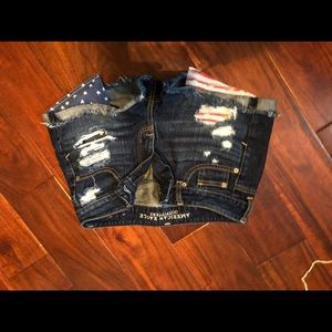 american flag shorts